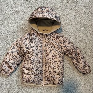 Carter's Toddler Girl 3T Leopard Print Puffer Jacket